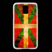 Coque Samsung Galaxy S5 Drapeau Basque Vintage