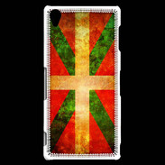 Coque Sony Xperia Z3 Drapeau Basque Vintage