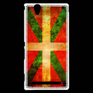 Coque Sony Xperia T2 Ultra Drapeau Basque Vintage