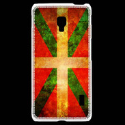 Coque LG F6 Drapeau Basque Vintage