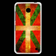 Coque Nokia Lumia 630 Drapeau Basque Vintage