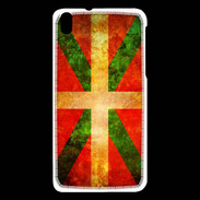 Coque HTC Desire 816 Drapeau Basque Vintage