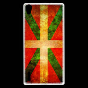 Coque Huawei Ascend P7 Drapeau Basque Vintage