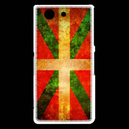 Coque Sony Xperia Z3 Compact Drapeau Basque Vintage