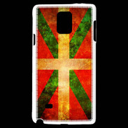 Coque Samsung Galaxy Note 4 Drapeau Basque Vintage