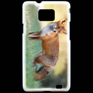 Coque Samsung Galaxy S2 Renard en ballade