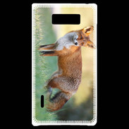 Coque LG Optimus L7 Renard en ballade