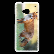 Coque HTC One Renard en ballade