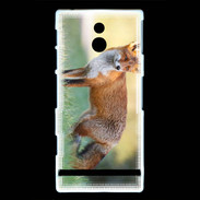 Coque Sony Xperia P Renard en ballade