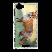 Coque Sony Xperia L Renard en ballade