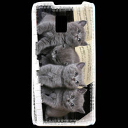 Coque LG P990 Chatons musiciens