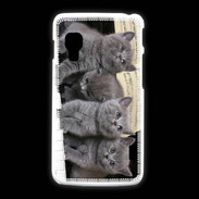 Coque LG L5 2 Chatons musiciens