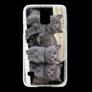 Coque Samsung Galaxy S5 Chatons musiciens