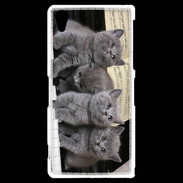 Coque Sony Xperia Z2 Chatons musiciens
