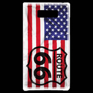 Coque LG Optimus L7 Route 66 USA