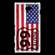Coque Sony Xperia M2 Route 66 USA