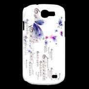 Coque Samsung Galaxy Express Papillons et notes de musique