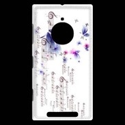 Coque Nokia Lumia 830 Papillons et notes de musique