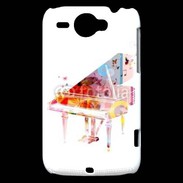 Coque HTC Wildfire G8 Piano en dessin multicouleurs