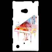 Coque Nokia Lumia 720 Piano en dessin multicouleurs