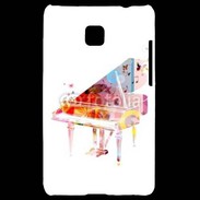 Coque LG Optimus L3 II Piano en dessin multicouleurs