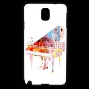 Coque Samsung Galaxy Note 3 Piano en dessin multicouleurs