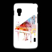 Coque LG L5 2 Piano en dessin multicouleurs