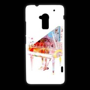 Coque HTC One Max Piano en dessin multicouleurs