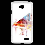 Coque LG L70 Piano en dessin multicouleurs