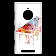 Coque Nokia Lumia 830 Piano en dessin multicouleurs