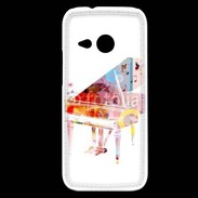 Coque HTC One Mini 2 Piano en dessin multicouleurs