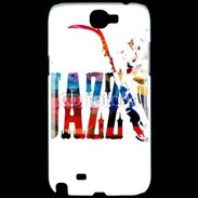 Coque Samsung Galaxy Note 2 Jazz en dessin multicouleurs 50
