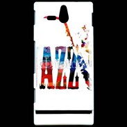 Coque Sony Xperia U Jazz en dessin multicouleurs 50