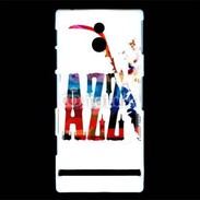 Coque Sony Xperia P Jazz en dessin multicouleurs 50