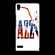 Coque Huawei Ascend P6 Jazz en dessin multicouleurs 50