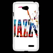 Coque LG L70 Jazz en dessin multicouleurs 50