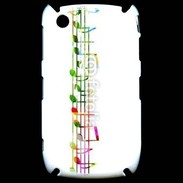 Coque Blackberry 8520 Portée de notes en couleur 50