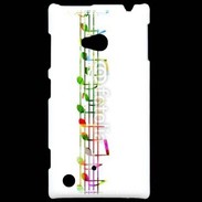 Coque Nokia Lumia 720 Portée de notes en couleur 50