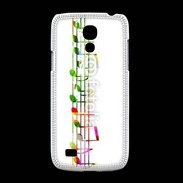 Coque Samsung Galaxy S4mini Portée de notes en couleur 50