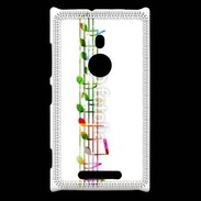 Coque Nokia Lumia 925 Portée de notes en couleur 50