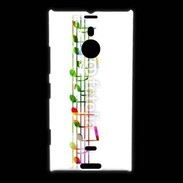 Coque Nokia Lumia 1520 Portée de notes en couleur 50