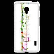 Coque LG F6 Portée de notes en couleur 50