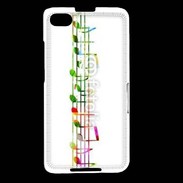 Coque Blackberry Z30 Portée de notes en couleur 50