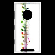 Coque Nokia Lumia 830 Portée de notes en couleur 50
