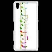 Coque Sony Xperia Z2 Portée de notes en couleur 50