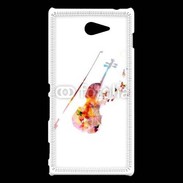 Coque Sony Xperia M2 Violon en dessin 50