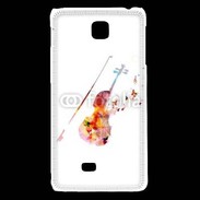 Coque LG F5 Violon en dessin 50