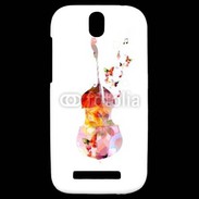 Coque HTC One SV Violon en dessin 51