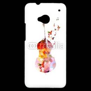 Coque HTC One Violon en dessin 51