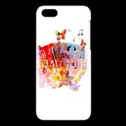 Coque iPhone 5C Accordéon en dessin 25